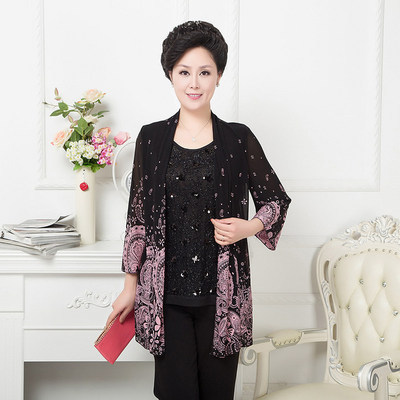 紅楓之約 中老年女裝批發(fā)采購(gòu)指南——春夏薄款套裝新風(fēng)尚