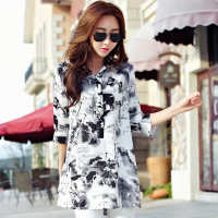 2015秋季韓版雪紡衫 翻領修身設計引領批發市場新風尚